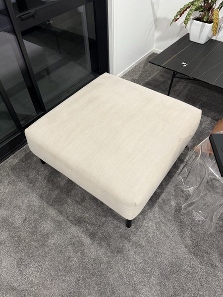 2x Designer Citta Hem 3 Seater Couches plus Ottoman and matching cushions64153476466946113