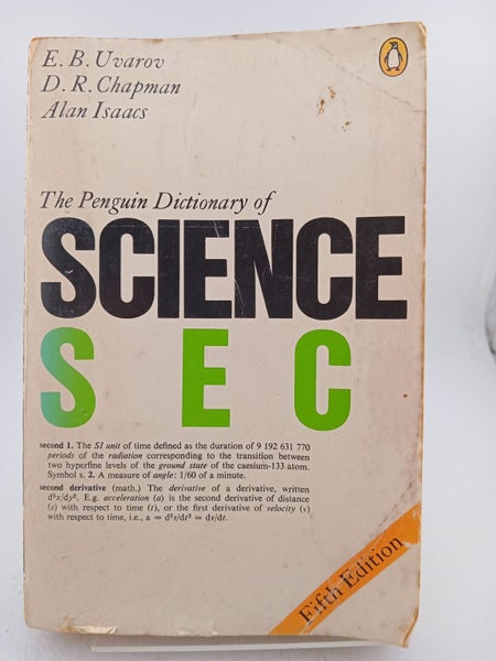The Penguin Dictionary of Science by E. Boris Uvarov, D. R. Chapman64220111239555110