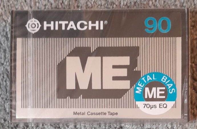Hitachi (Maxell) ME 90 (Type IV) Blank Audio Cassette Tape (Japan new/sealed) Carousel 1