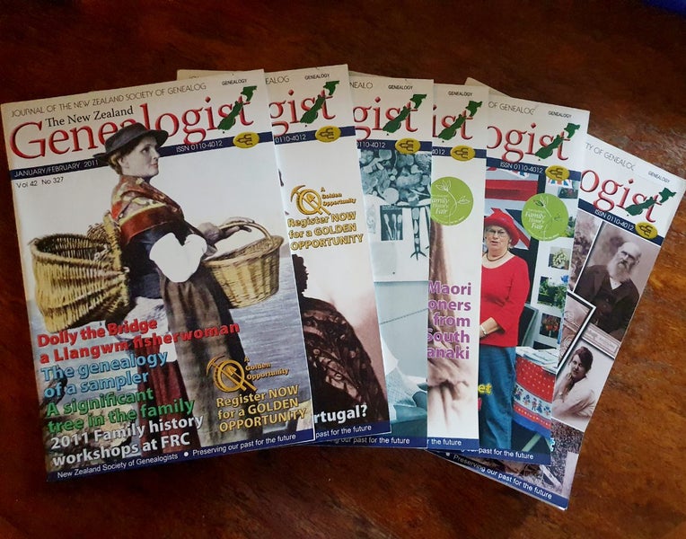 New Zealand Genealogist 2011 Magazine Carousel 1