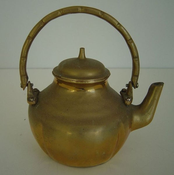 Small Cast Brass Teapot Carousel 1