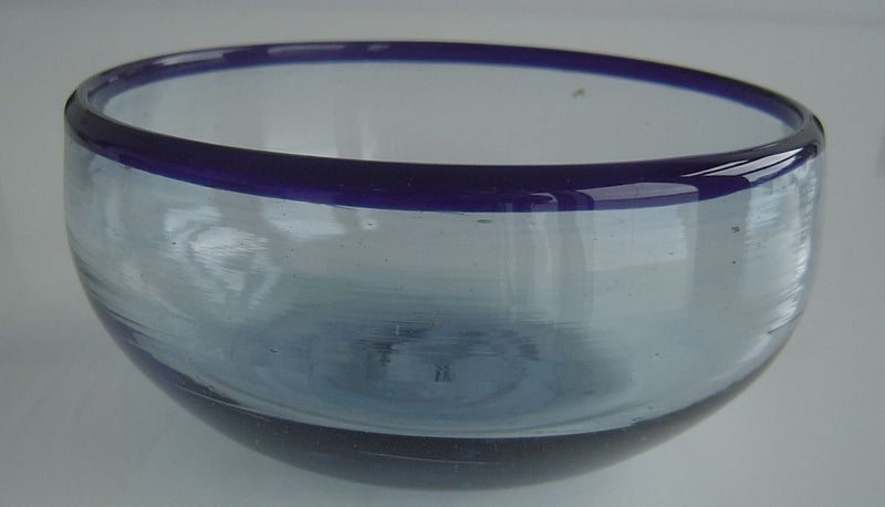 Handcrafted Blue Glass Bowl Carousel 1