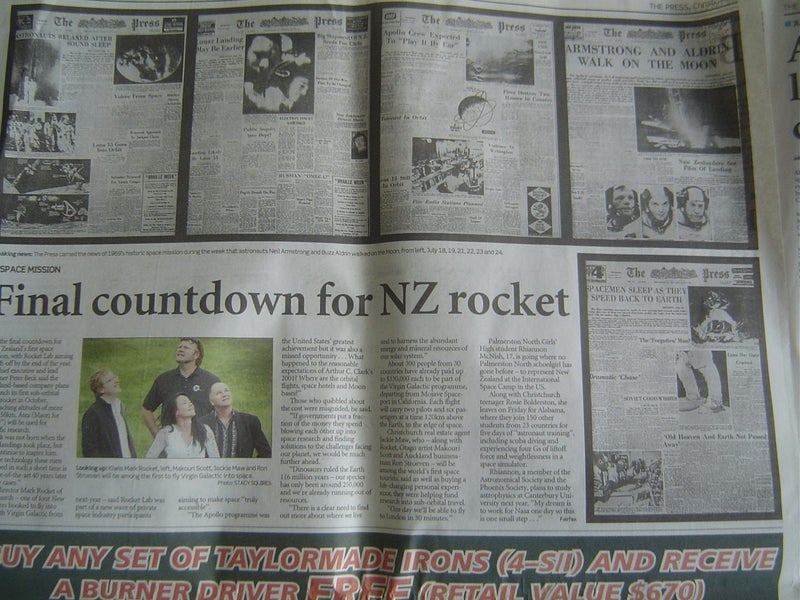 Man on Moon 40th Anniv Dominion Post + Supplement Carousel 2