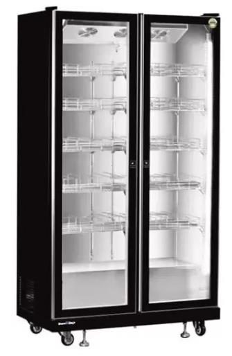 SnowVillage Double Glass Door Wine Fridge, Pre-order Only Carousel 1