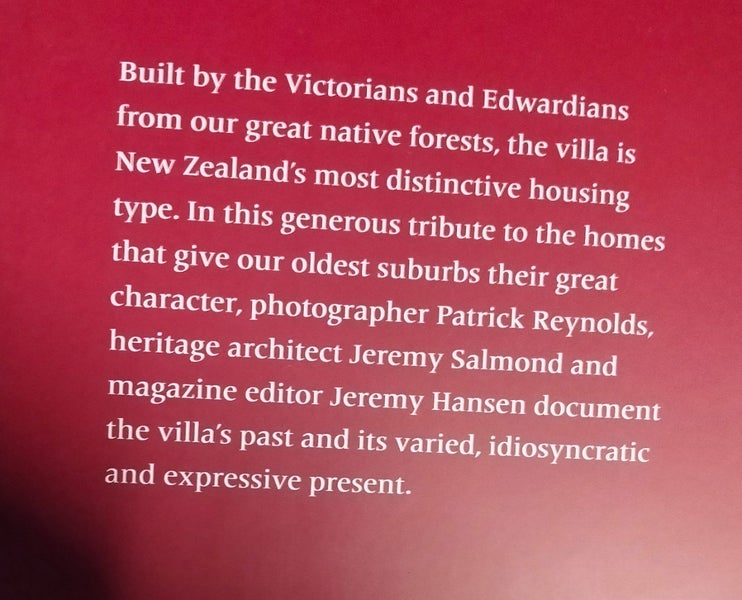 Villa: From Heritage to Contemporary NZ Architecture book64618894892034113