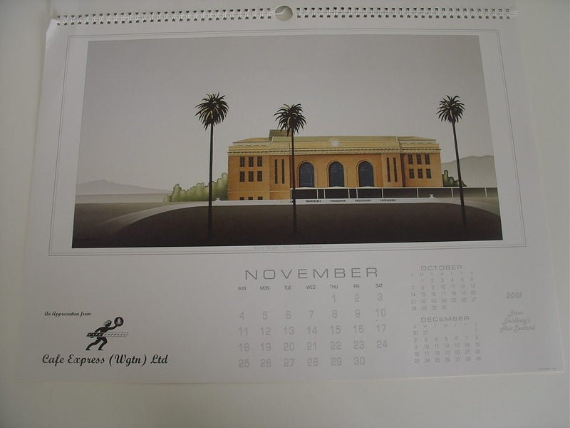 NZ Art Calendar, NZ Images, Brian Dahlberg 2001 Carousel 11