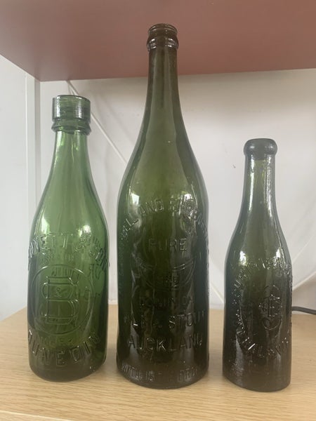 Old green bottle collection Carousel 1