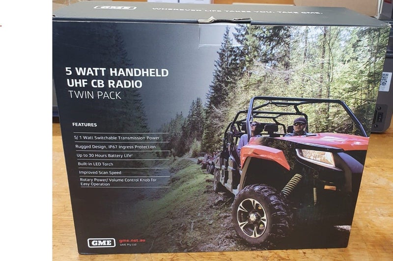 GME TX6160TP 5/1 Watt UHF CB Handheld Radio Twin Pack Carousel 2