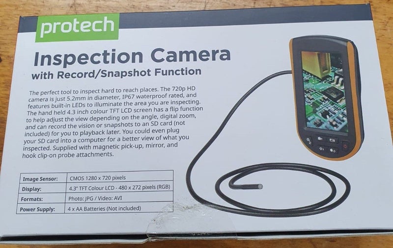 Inspection/Endoscope Camera with 4.3 Inch LCD and Record/Snapshot Function Carousel 2