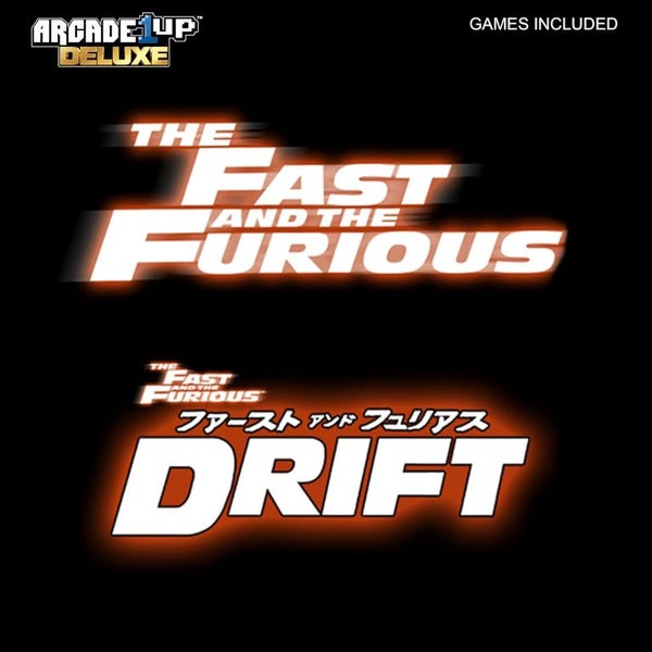 Arcade1up The Fast & The Furious Deluxe Arcade Machine 2-in-1 Games Carousel 9