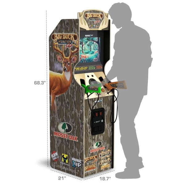 Arcade1Up Big Buck Hunter Pro Deluxe Arcade Machine (Mossy Oak Edition) Carousel 1