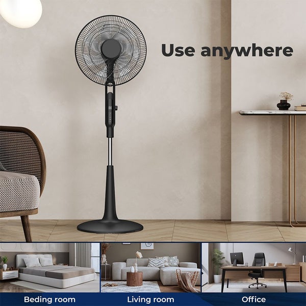 Spector Pedestal Fan Oscillating 28 Speeds Standing Cooler with Remote Control Carousel 9