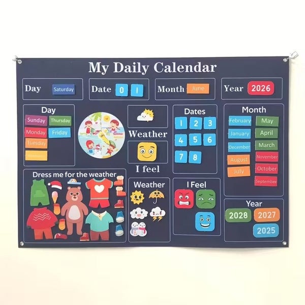 First Daily Calendar - 100x70cm Carousel 1