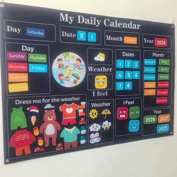 First Daily Calendar - 100x70cm Carousel 6