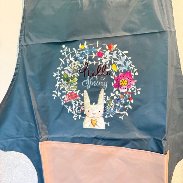 Hello Spring Embroidered Kitchen Apron Carousel 2