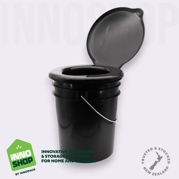 INNOLOO 20L PAIL & TOILET SEAT COMBO + 25 X 30L HOME COMPOSTABLE BAGS Carousel 9