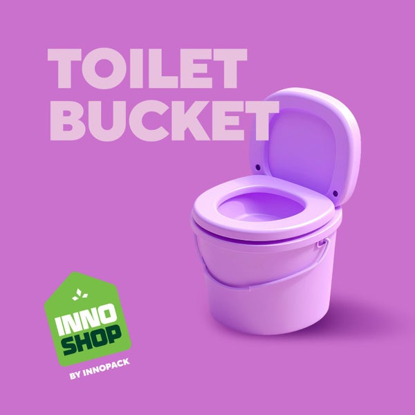 INNOLOO 20L PAIL & TOILET SEAT COMBO + 25 X 30L HOME COMPOSTABLE BAGS Carousel 2