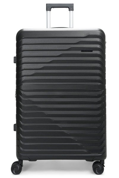 Caselite Summit 75cm Hardside Checked Suitcase Black Carousel 2