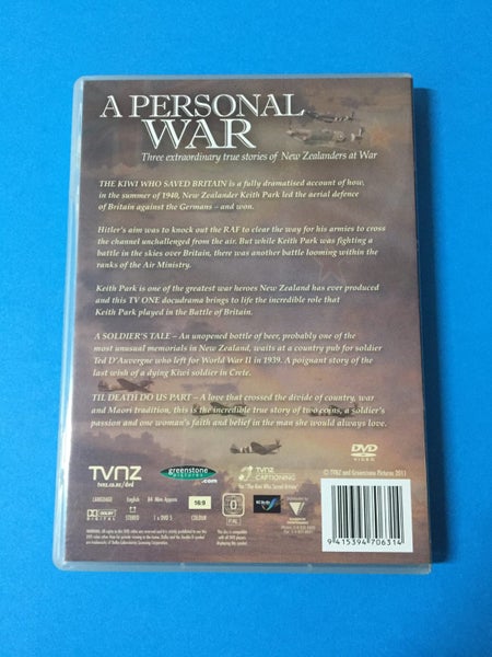 A Personal War (TVNZ) Carousel 2