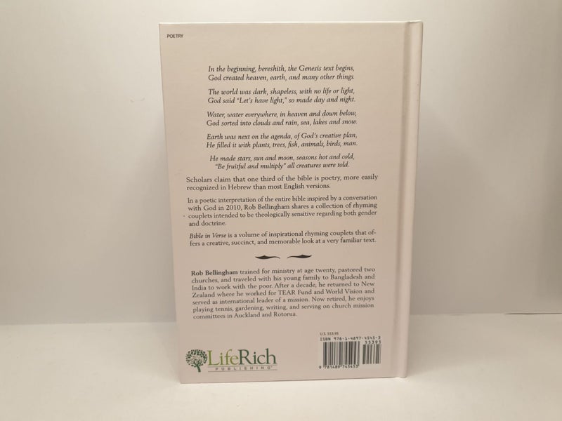 The Bible in Verse: A Poetic Interpretation of Holy Scripture by Rob Bellingham Carousel 2