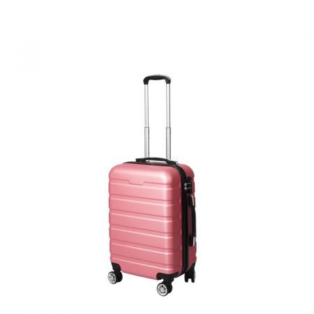 20" Luggage Suitcase Trolley Travel Hard Shell Carousel 1