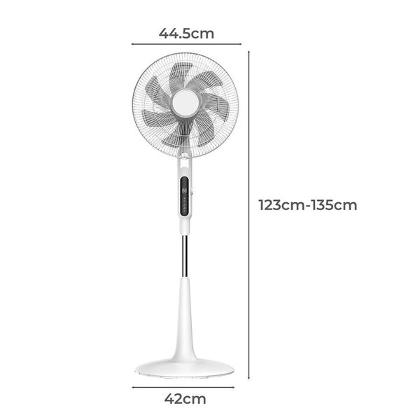 Spector Pedestal Fan Tilt & Oscillating 28 Speed Cooler Timer Adjustable Height Carousel 10