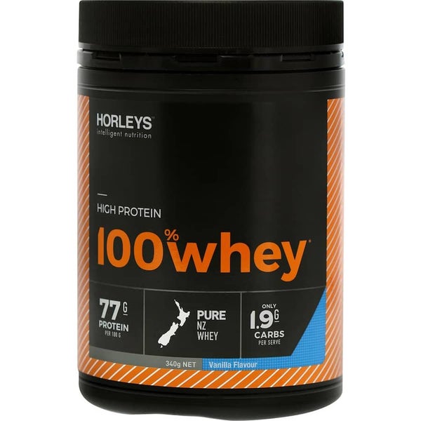 Horleys Nutrition Formula 100% Whey Vanilla 340g Carousel 1