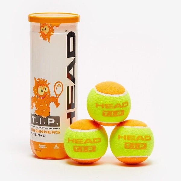 Head T.I.P Pressure-less Tennis Balls Orange 3 Pack Carousel 1