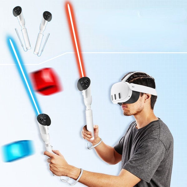 Meta Quest 3 Lightsaber Controller Extension Pole Stand - VR Glasses Accessor... Carousel 2
