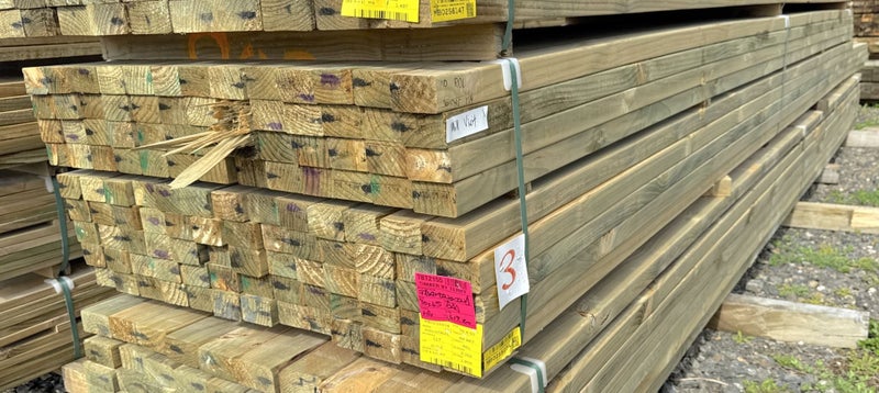 PINE, FRAMING, 70 x 45mm, H4 WET TREATED, INDUSTRIAL GRADE - 619.2m - TBT2155 Carousel 1