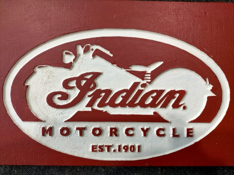 Indian motorcycle sign Carousel 1