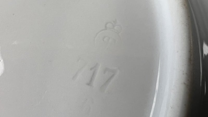 Antique Dresden Floral Plate – Hand-Painted with Gilded Edges - Lot W678 Carousel 3