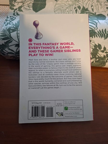 Yuu Kamiya - No Game No Life Vol 1 Light Novel Carousel 2