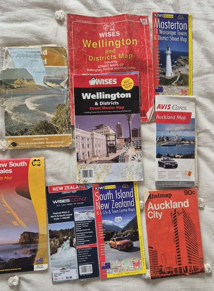 Vintage Road Maps Carousel 1