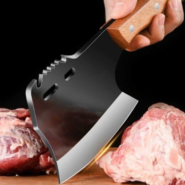 NEW new Meat Cleaver Kitchen Knife Butcher Knife Meat Cutting *Sale NOW* Carousel 1