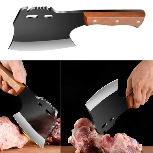 NEW new Meat Cleaver Kitchen Knife Butcher Knife Meat Cutting *Sale NOW* Carousel 5