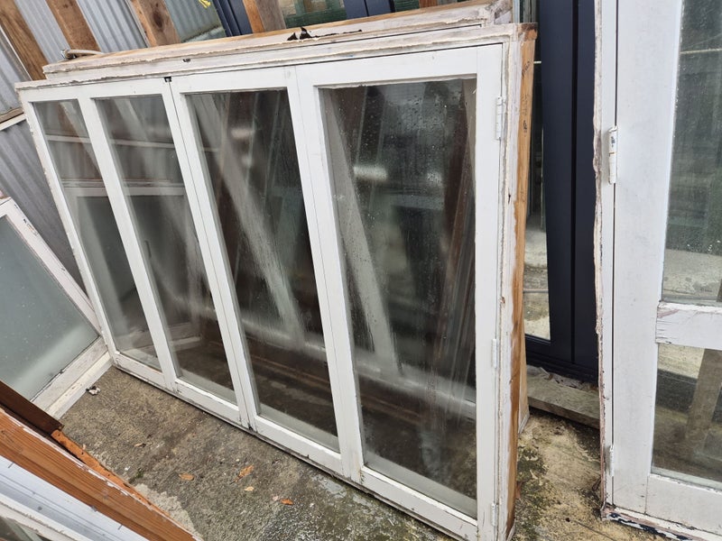 Wooden Bifolding window 1.4 H x 2.125 W #2175 (2 available) Carousel 1