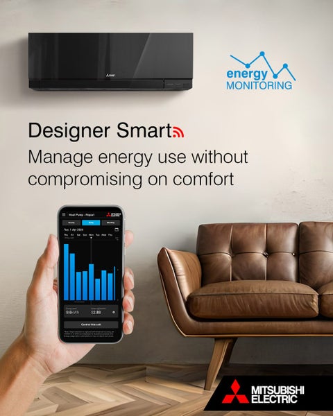 Mitsubishi Electric Designer Series EF50 5.8kW Wi-Fi Heat Pump & Installation Carousel 7