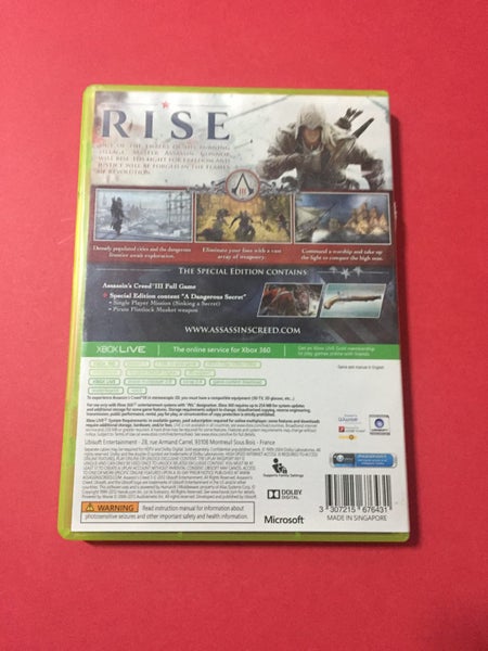 Assassin's Creed III (Xbox 360) Carousel 2