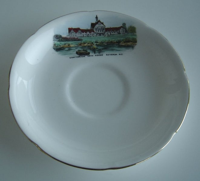 Sanitorium Bath House Rotorua Saucer Royal Grafton Carousel 1
