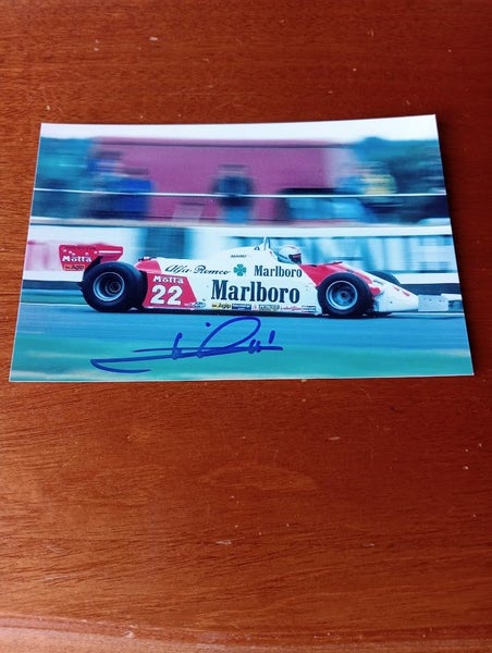 Mario Andretti "Formula One Driver" signed photograph + Certificate Carousel 2