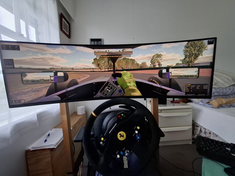 Car racing simulator rig Carousel 1