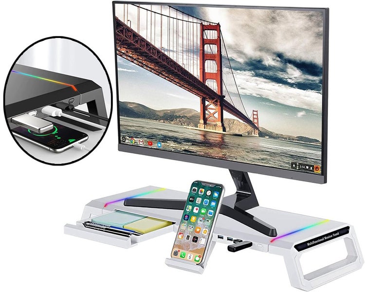 Monitor Stand Riser Carousel 1