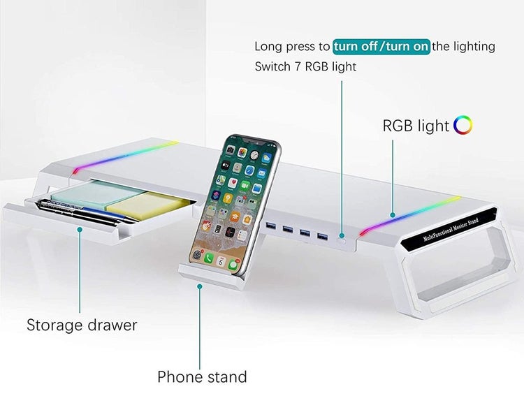 Monitor Stand Riser Carousel 2