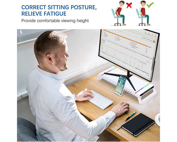 Monitor Stand Riser Carousel 6