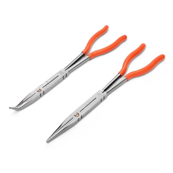 Crescent 2Pc X2™ Straight & Bent Long Nose Dipped Plier Set Carousel 2