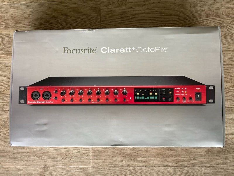 Focusrite Clarett+ OctoPre – 8-Ch ADAT Mic Preamp – Excellent Condition63998238475139110
