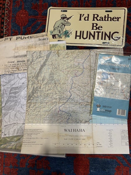 Hunting maps around Taupo bush Carousel 1