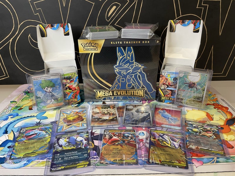 $1Res!!! 3Days!!! Pokémon Mega Evolution! Sealed ETB $1Res!!! Carousel 1