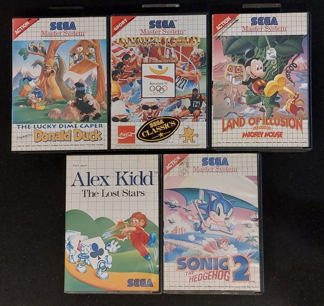 Sega Master System II Games Bundle Carousel 1